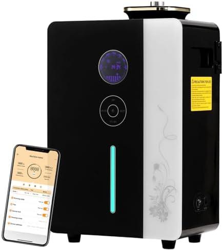 Diffuser - WiFi Air Machine for Home & Commercial Use, Covers 7500 sq. ft., Waterless Cold- Air Nebulizing HVAC Oil Diffuser for Large Room, Hotel, Spa, Office - USA Ship