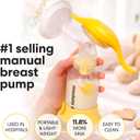 Medela Harmony Manual Breast Pump, Compact Swiss Design with PersonalFit Flex Shields and Medela's 2-Phase Expression Technology
