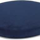 Sigmat 13In Round Stool Cushion Memory Foam Small Chair Cushion Navy