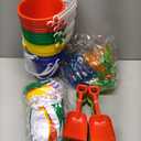 24 Set End of Year Students Gift from Teacher Bulk Beach Sand Bucket and Shovels Balls Water Squirts Summer Pool Party Favors Preschool Kindergarten Graduation Gifts for Kids(Classic Beach Bucket Set)