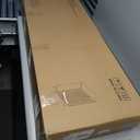 Shoe Cabinet with 2 Flip Handmade Woven Drawers, Rattan Shoe Organizer Cabinet, Slim Shoes Cabinet Storage for Entryway, Hidden Shoe Rack Cabinet, Rustic Oak (31.5 inch, Grey)