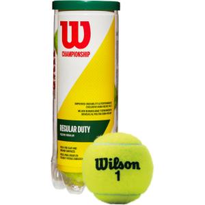 WILSON Championship Tennis Balls, Single Can (3 Balls)