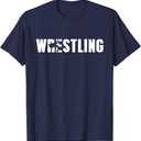 Wrestling Men and Boys Wrestle Suplex Retro T-Shirt Size M