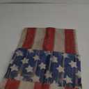 Artoid Mode American Flag Stars and Stripes 4th of July Table Runner,Memorial Day Kitchen Dining Table Decoration for Home Party Decor 13x72 Inch (Red/Blue)