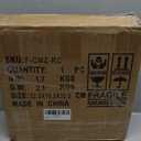 Round Side Table, Small Drink Table for Small Spaces, Modern Accent Nightstand with Solid Wood Leg for Living Room, Bedroom, Corners, and Office (Rustic Brown)