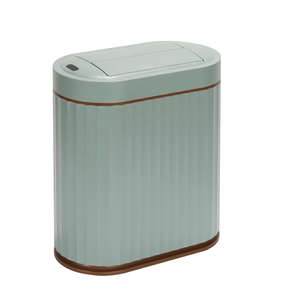 Bathroom Trash Can with Lid Butterfly 2 Gallon Sensor Trash can, IPX5 Waterproof Garbage Can Bathroom Decor, Automatic Trash Bin, Under-Counter Wastebasket for Kitchen, Living Room, Green