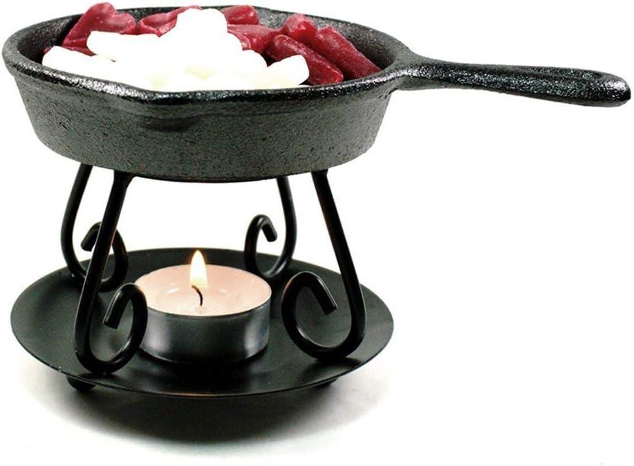 Bright Ideas Wax Melter, Cast Iron Skillet with Warmer and Trivet