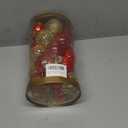 JIALEIXI 25PCS Christmas Ornaments Set, 2.36"/6CM Clear Plastic Shatterproof Christmas Ball Hanging Ornaments for Xmas Tree Decorations, for Indoor Home Party Holiday Decor - Red/Gold.