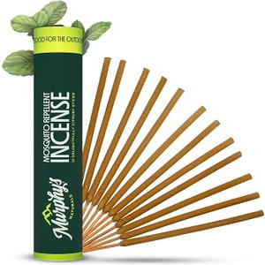 Murphy’s Naturals Mosquito Repellent Incense Sticks | Proven, Natural Ingredients Like Rosemary, Lemongrass and Citronella | Each Stick Protects 2.5+ Hours | Great for The Yard and Camping