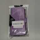 for iPhone 11 Wallet Case,Women Flip Folio Cover with Butterfly Embossed PU Leather Kickstand Credit Card Holder Slots Detachable Wrist Strap for iPhone 11 6.1 inch (Lavender)