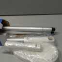 Qaestfy Shower Scrubber Cleaning Brush Combo Bath Tub Tile Cleaner Scrubber Brush with 51'' Adjustable Long Handle Scrub Brush for Bathroom Shower Bathtub Wall Mop Cleaning Scrubbing (White)