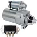 Starter for Kohler 15 16 17 18 20 21 22 23 25 26 27 28 30 31 HP 1994-2015 with Regulator 2509808 2509809 2509811 41012414, for John Deere Toro Cub Cadet Scotts Thomas Grasshopper