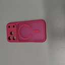 CANSHN Magnetic Compatible with iPhone 17 Pro Case, Upgraded [Full Camera Protection] [Compatible with Magsafe] [Translucent Matte] Shockproof Protective Phone Cover 6.3 Inch - Hot Pink