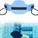 Swim Floating Belt,Water Aerobics Swimming Belt with Fixing Straps,Jogger Floatation Aid Buoyancy Belt for Swimming Pool Fitness and Fitness Workout Therapy (Plus Size, Blue)