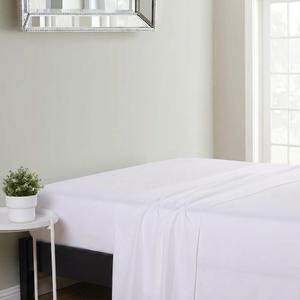 Fitted Sheet Bedding, Queen, White, 1 Pc