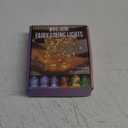 WATERGLIDE  14  Pack Fairy Lights Battery Operated (Included), 7 ft 20 LED Mini String Lights, Waterproof Silver Wire Firefly Starry Lights for DIY Wedding Christmas Party Mason Jars Decor, Multicolor