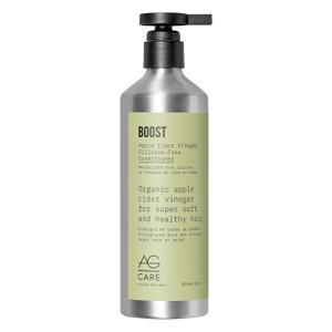 AG Care Boost Apple Cider Vinegar Conditioner with Mango Seed Butter - Clarifying Conditioner Deep Moisturizing for High Shine and Healthy Hair, 12 Fl Oz Bottle