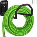Garden Hose Holder Wall Mount - Heavy Duty Water Hose Holders for Outside, Metal Hose Reel Sturdy Hooks for Garden