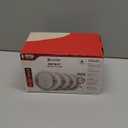 Kidde Hardwired Smoke Detector, 10-Year Battery Backup, Interconnectable, LED Warning Light Indicators, 4 Pack