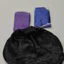 3Pcs Satin Bonnets for Men, Hair Bonnet for Sleeping Women Soft Elastic Band Silk Sleep Bonnet for Curly Hair Braids