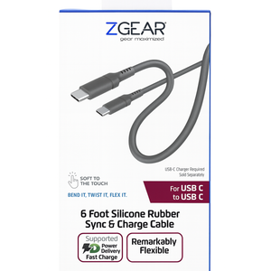 ZGear Silicone Cable USB Grey