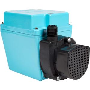 Little Giant 3E-12N, 115-Volt, 1/15 HP 500 GPH Oil-filled Direct Drive In-Line or Submersible Pump with 6-ft. Cord, Blue, 503103