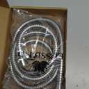 Shower Hose, 59 Inches Long Stainless Steel Handheld Shower Head Hose with Brass Insert and Nut - Durable and Flexible