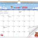 2026 Wall Calendar 18-Month Planner from January 2026 to June 2027, Stylish Monthly Planner for Home & Office Use