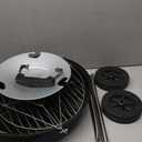 18 inch Charcoal Grill, Portable Kettle BBQ Grills, Perfect BBQ Gift, Durable & Easy to Assemble, Round Barbecue Grill with Wheels and Lid for Outdoor Cooking, Patio and Beach, Black