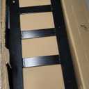 MaxxHaul 70271 Motorcycle Wheel Chock  Heavy-Duty Steel Front Tire Stand for Trailers, Garages & Shops  Fits 15"22" Wheels