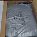 Sweetcrispy Ergonomic Office Desk Chair Mesh Adjustable Swivel Mid-Back Computer Chair with Lumbar Support Comfy Flip-up Arms for Home Office (Grey)