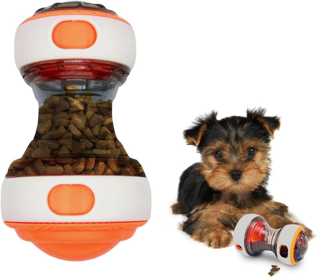 Treat Dispensing Dog Toy, Interactive Puzzle Feeder for Smart Dogs, Slow Feeder Ball for Boredom Relief, Mental Stimulation & Training Enrichment, Durable Food Dispenser for Small Medium Large Dogs