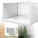 26 inch Air Conditioner Wall Sleeve with Decorative Frame & Exterior Grille