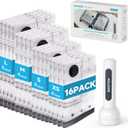 16 Pack Travel Vacuum Bags with Upgraded Rechargeable Pump, 4 Sizes Space Saver Vacuum Storage Bags for Luggage and Suitcase, Compression Bags for Packing, Vacuum Seal Bags for Clothing Travel