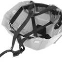 Foldable Safety Helmet for Outdoor Sports & Work, Lightweight Adjustable Plastic Head Protection, Impact-Resistant Design for Riding, Scooter, Construction, and Emergency Response (White)