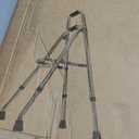 Loyoda Folding Hemi Walker, Side Style One-Arm Adult Walker, Lightweight &Adjustable Height Mobility Aid for Seniors