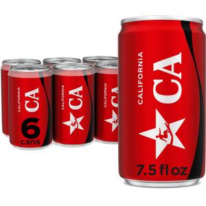 Coke Zero Sugar Mini-Can 7.5 fl oz, 6 Pack (Package May Vary) (EXP 11/09/26)