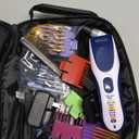 Wahl Clipper USA Color Pro Complete Haircutting Kit with Easy Color Coded Guide Combs - Corded Clipper for Hair Clipping & Grooming Men, Women, & Children - Model 79300-1001M