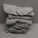 Howhic Stretch Chair Covers for Dining Room Set of 6, Removable Washable Dining Room Chair Covers, Dining Chair Slipcovers Seat Protector, Great Decor for Home and Banquet (Silver, 6 Pack) (Silver)