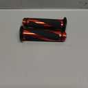 Universal Motorcycle Handlebar Grips Fits for Motorcycles with 7/8" Left Grip and 1" Right (Red)