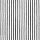 Cackleberry Home Black and White Ticking Stripe Cafe Curtains 28 Inches W x 36 Inches L Woven Cotton, Set of 2