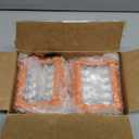 Nilight LED Light Bar 2PC 4Inch 60W Flood Spot Combo Triple Row Driving Lamp Roof Bumper Off Road Work Lights for Van Camper Wagon Car Pickup Golf Cart ATV UTV SUV Truck Boat 4x4 (2Pcs Amber Shell with White Light)