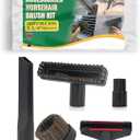 EZ SPARES 5PCS Compatible with Selected Models Replacement 32mm&35mm Vacuum Cleaner Accessories Horsehair Brush Kit for 1 1/4 Inch 1 3/8 Inch Crevices Tool Kit