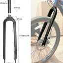 BestParts Full Carbon MTB Front Fork 1-1/8" 26/27.5/29" 3K T800 Fiber Rigid Disc Brake, 28.6mm Threadless Straight Tube Superlight Mountain Bike ForksUS Stock