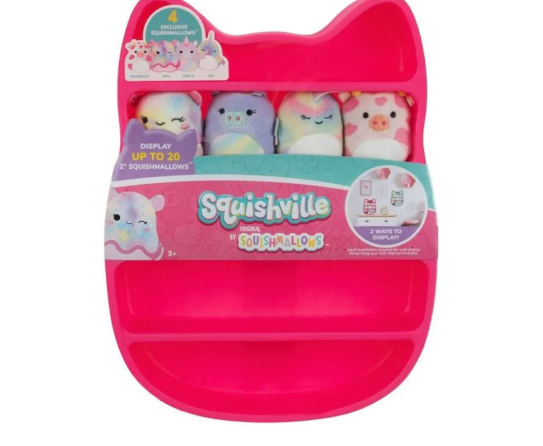 Squishmallows Squishville Pink Play & Display