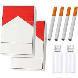 Bubble Cigarette Blower 2 Kit,Bubble Cigarette Stress Relief Toy Mini Bubble Blower Sticks Box Bubbles Toy Relaxation Birthday Christmas Party Gift for Men Women