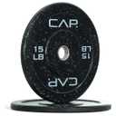 CAP Barbell 15 lb. Rubber Olympic Bumper Plate | Multiple Options/Colors