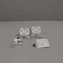 2 Pack-Adjustable Angle Baby Monitor Wall Mount for Motorola, Arlo, Infant Optics DXR-8, HelloBaby, Hellobaby Babysense Monitor Camera, Perfect Angle and Easy to Install (Camera Not Included)