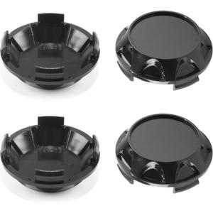 4Pcs Wheel Center Caps for F150 Rays Rota G-Force Wheel Rim Outer 65.5mm(2.58in) Inner 62mm(2.44in) Black Hub Caps