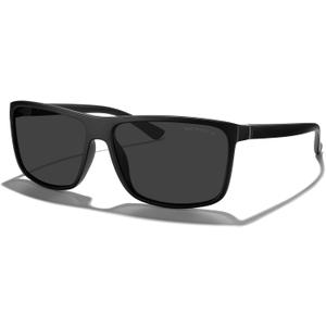 MERRY'S Rectangular Polarized Sports Sunglasses for Men Women Cycling Driving Fishing UV400 Protection S8225